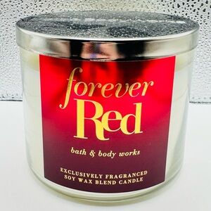 Bath & Body Works Forever Red 3 Wick Candle